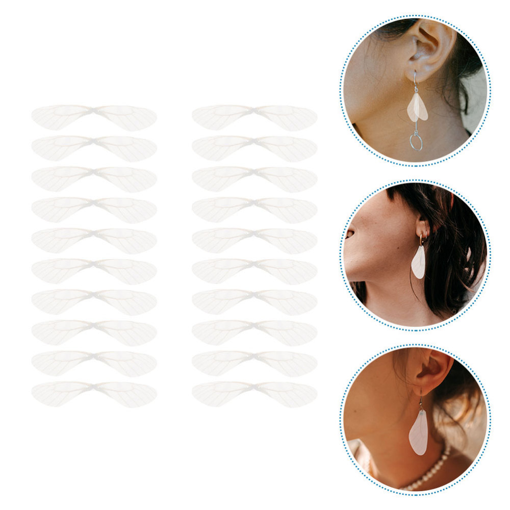 40 Pcs Dragonfly Wings DIY Decorations Large Quantity Accessories