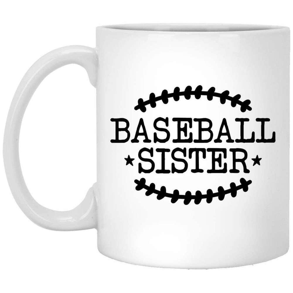 Baseball Lover Sister Gift Coffee Mug for Her
