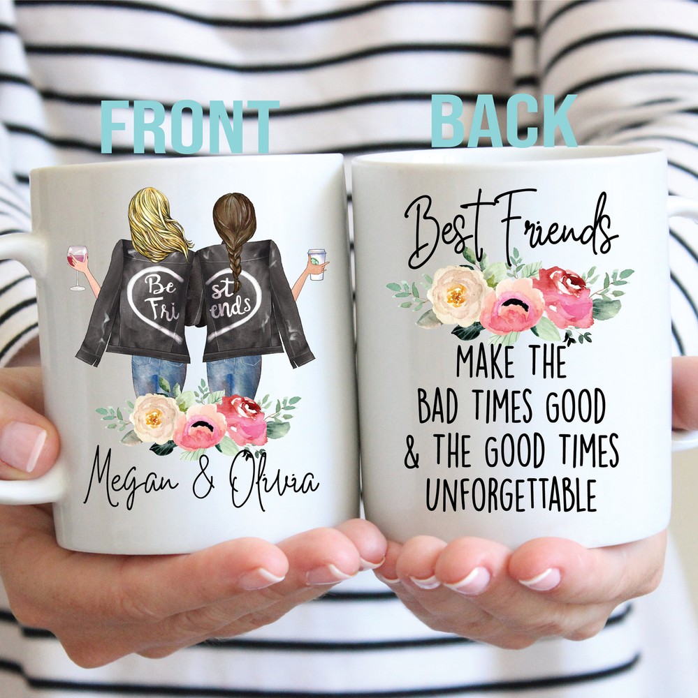 Custom Gift For Best Friend Custom Bff Mug Moving Away Gift Long Distance Friend