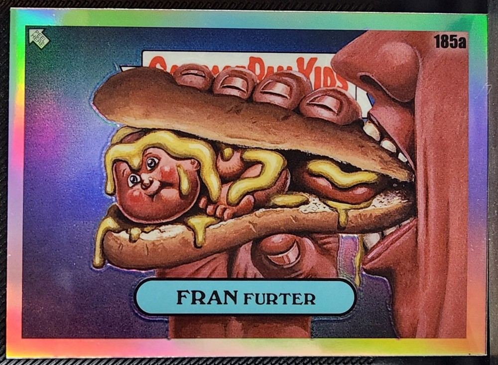 2022 Topps Chrome Garbage Pail Kids Series 5 Refractor #185a Fran Furter