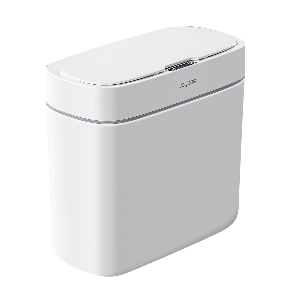 Bathroom Trash Can,3 Gallon Waterproof Automatic Small Bathroom Garbage Can w...
