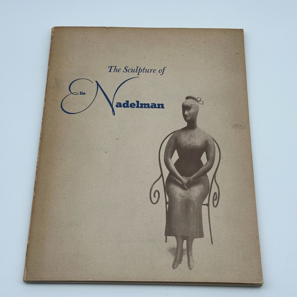 Vintage 1948 MoMA Art Book The Sculpture of Elie Nadelman Lincoln Kirstein