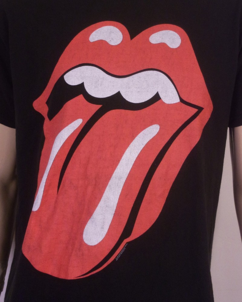 vintage 90s Delta Tag 1997 The Rolling Stones T-Shirt Big Logo Tongue SZ L