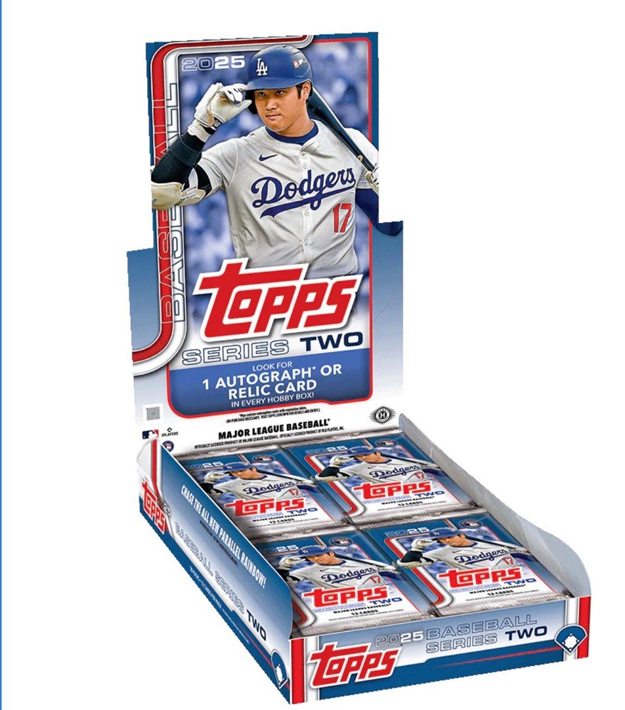 PRESALE 2025 Topps Series 2 Hobby Box Sealed 20 Packs Ships 6/12/25-image