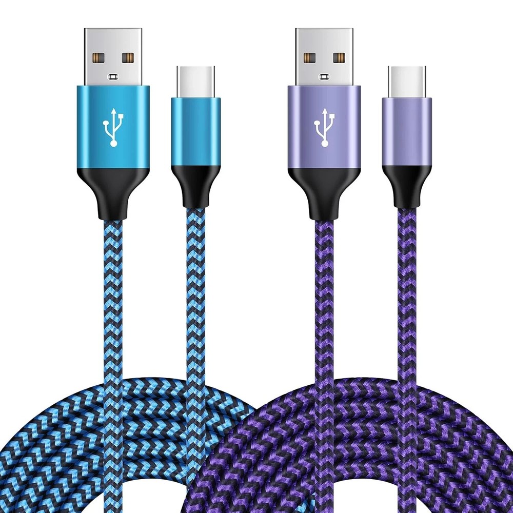 FiveBox 2Pack 6ft Fast Charging Cable Charger for iPhone 16e, 16, 16 Pro