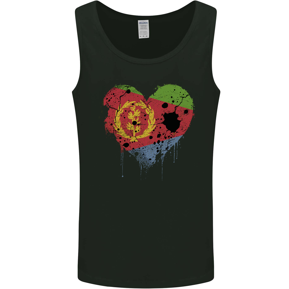 Love Eritrean Flag Eritrea Flag Day Football Mens Vest Tank Top