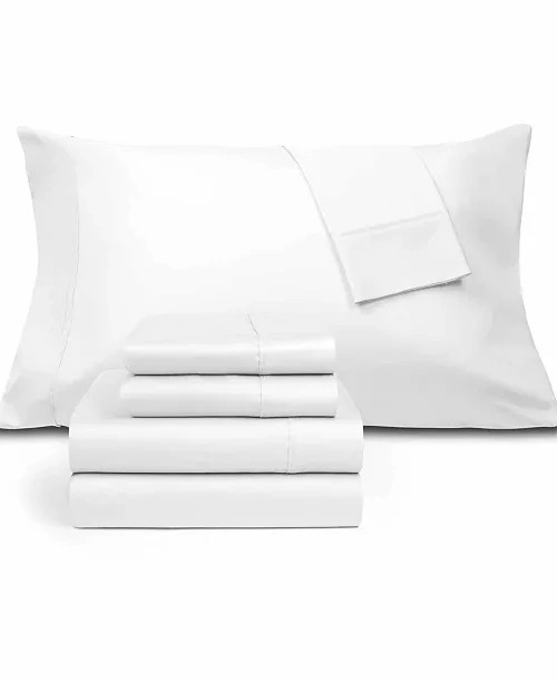 Brookline 1400TC King 6pc Sheet Set Sateen Woven Stripe