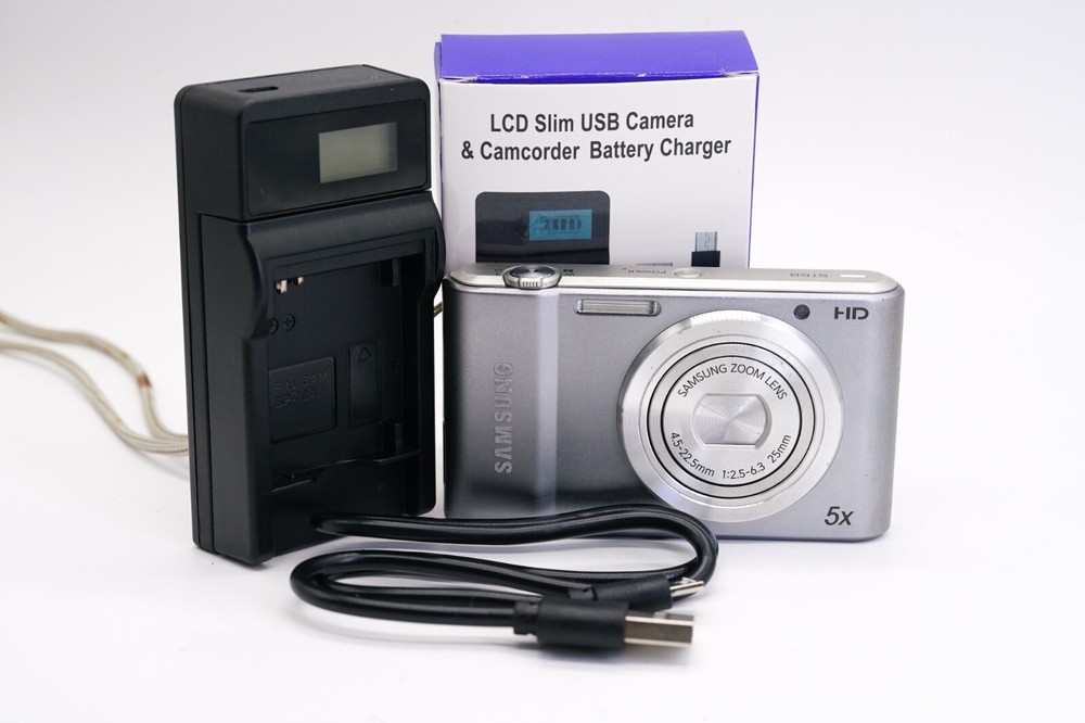 Samsung ST68 16.1MP Compact Digital Camera with Battery and Charger