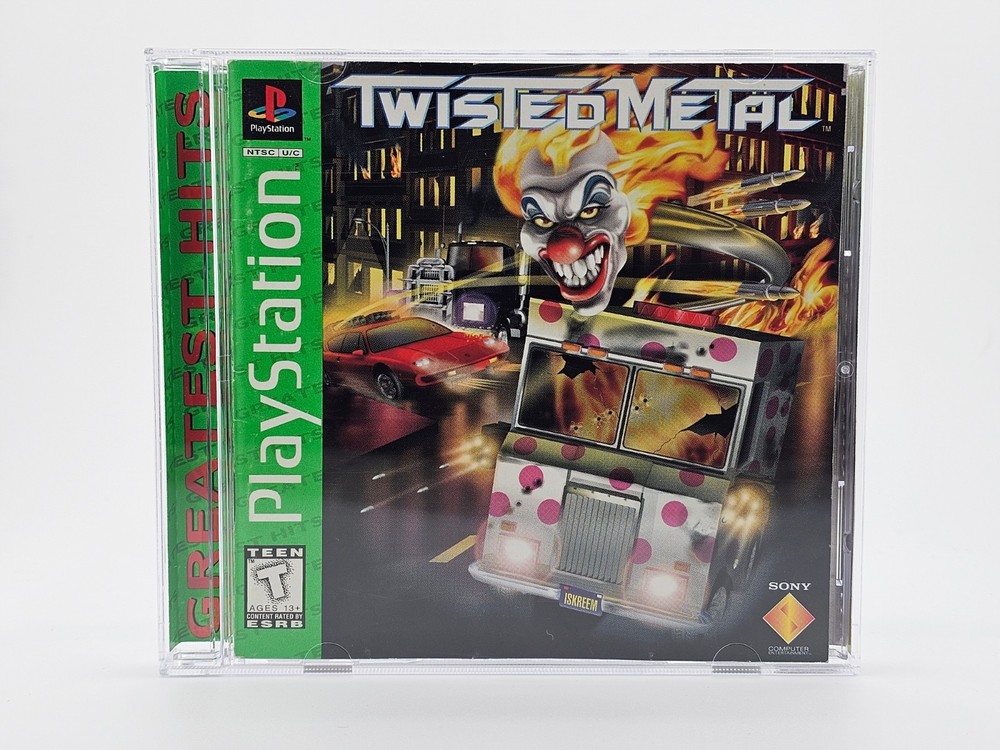 Sony Playstation 1 PS1 Twisted Metal CIB Cleaned & Tested