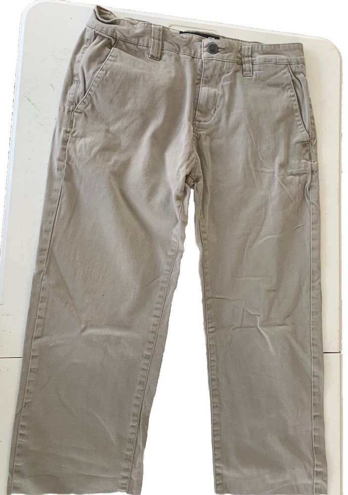 RSQ Chino Pants Mens 32X30.5 Tan Slim Straight Denim Pockets Stretch Outdoor