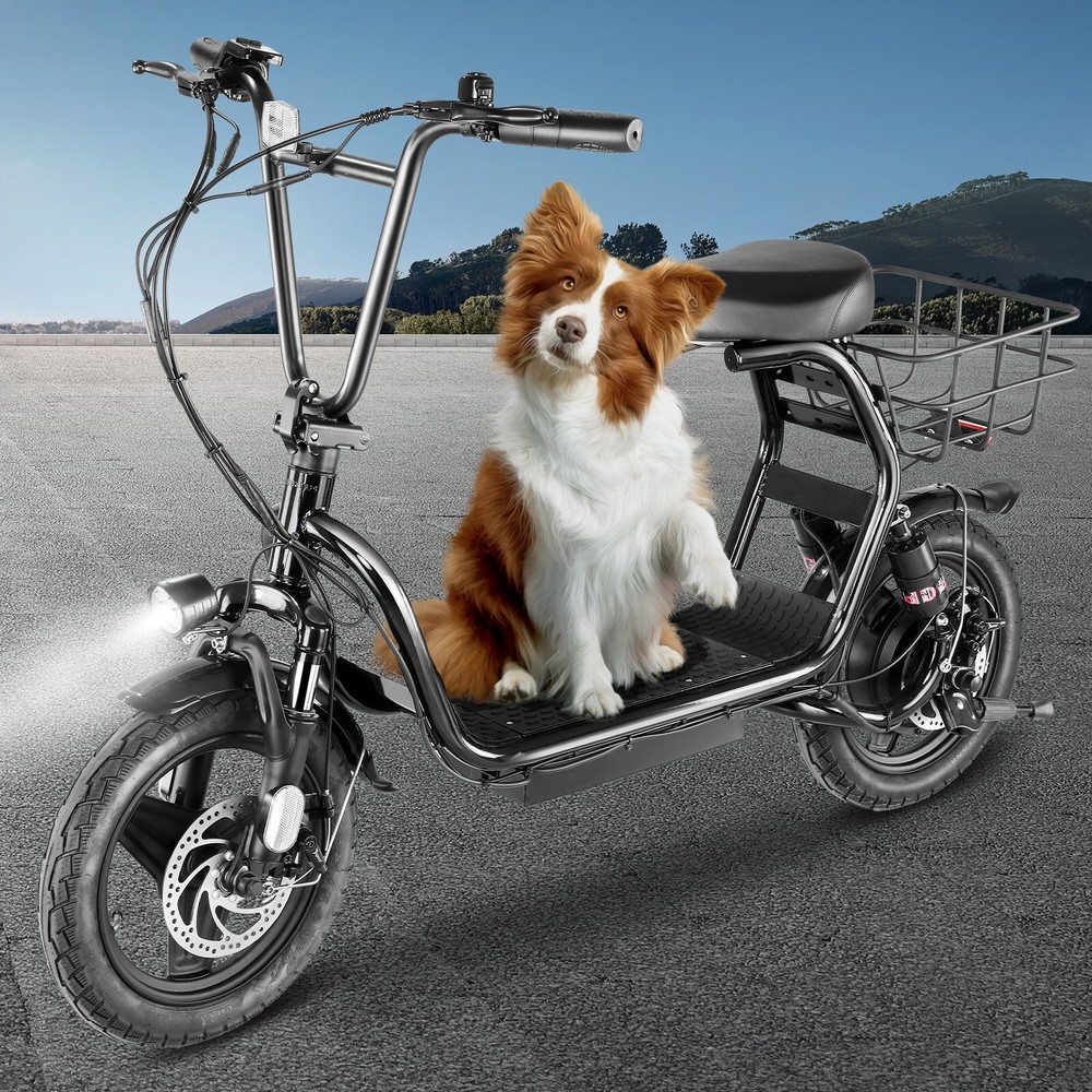 1200W Powerful Adult E-Scooter with Seat for Commuting