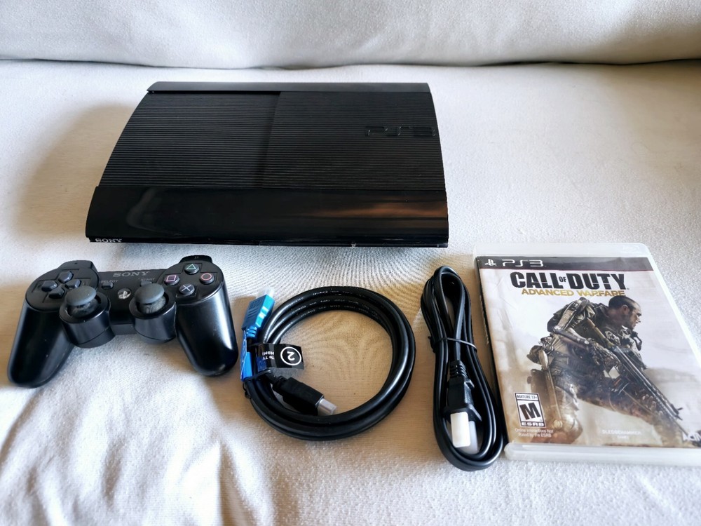 Sony Playstation 3 Super Slim 500GB Game Console System (CECH4001C) - Tested