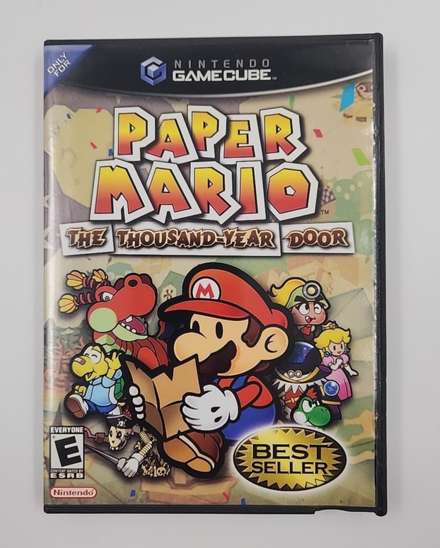 Paper Mario The Thousand-Year Door Nintendo Gamecube Complete CIB