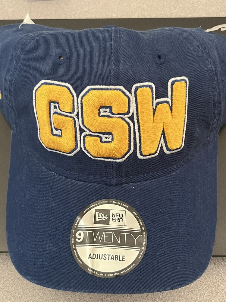 New Era Golden State Warriors 9TWENTY Blue Adjustable Dad Hat GSW Cap NWT