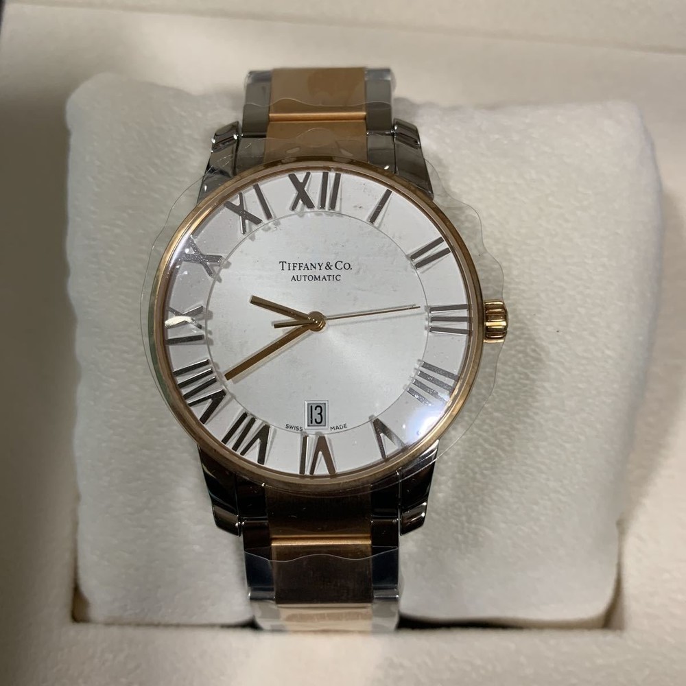 Tiffany Co. TIFFANY Men s Watch ATLAS DOME Pink Gold New