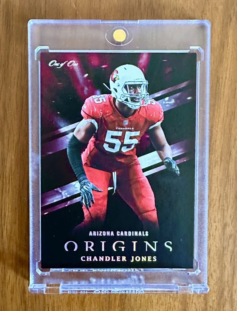 2018 Origins Chandler Jones Black One of One Exclusive Arizona Cardinals 1/1