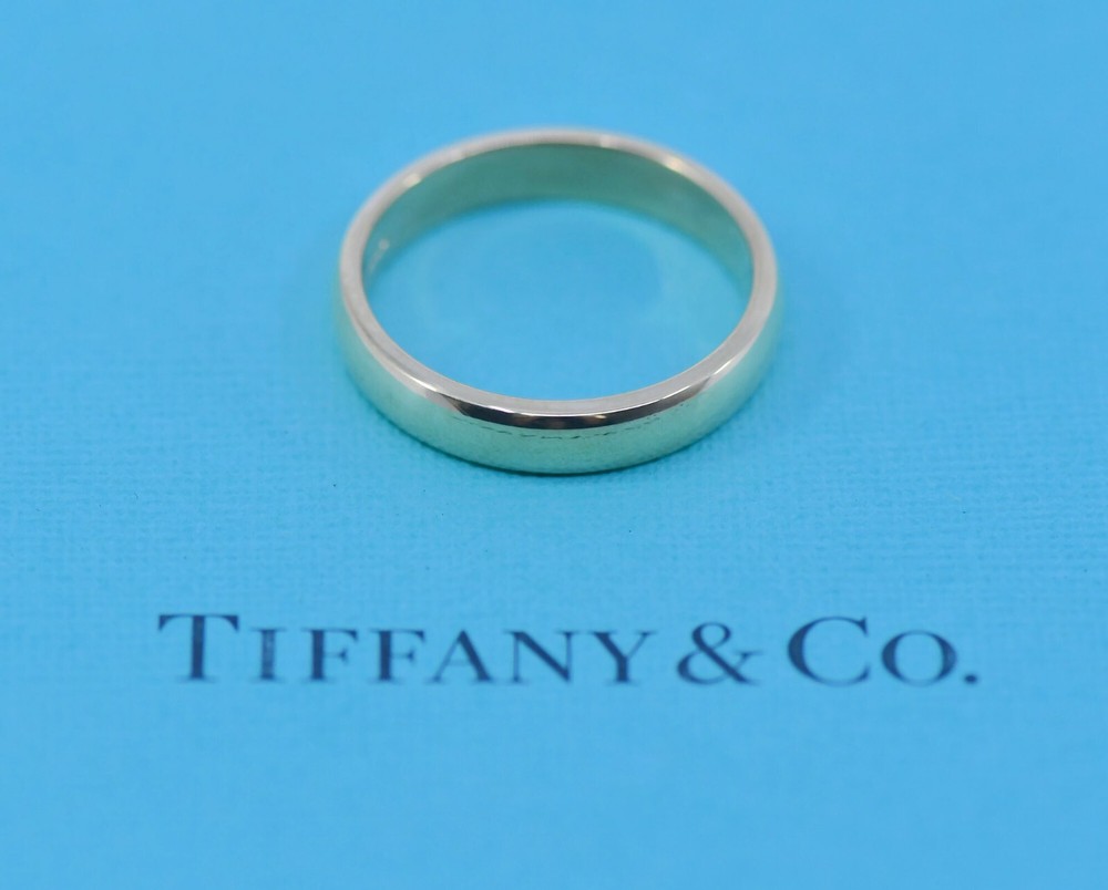 Tiffany & Co 18K Yellow Gold Wedding Band Ring Size 10.5