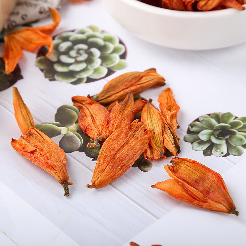 Lanzhou Lily Flower Dried Flower Flower Lily Flower Tea Bulk Herbal Tea 500g
