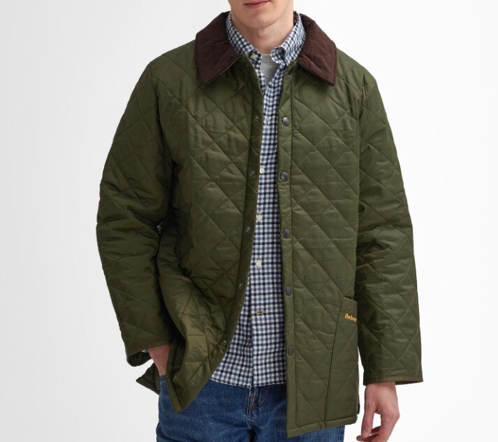 Barbour Liddesdale Quilted Olive Mens Jacket