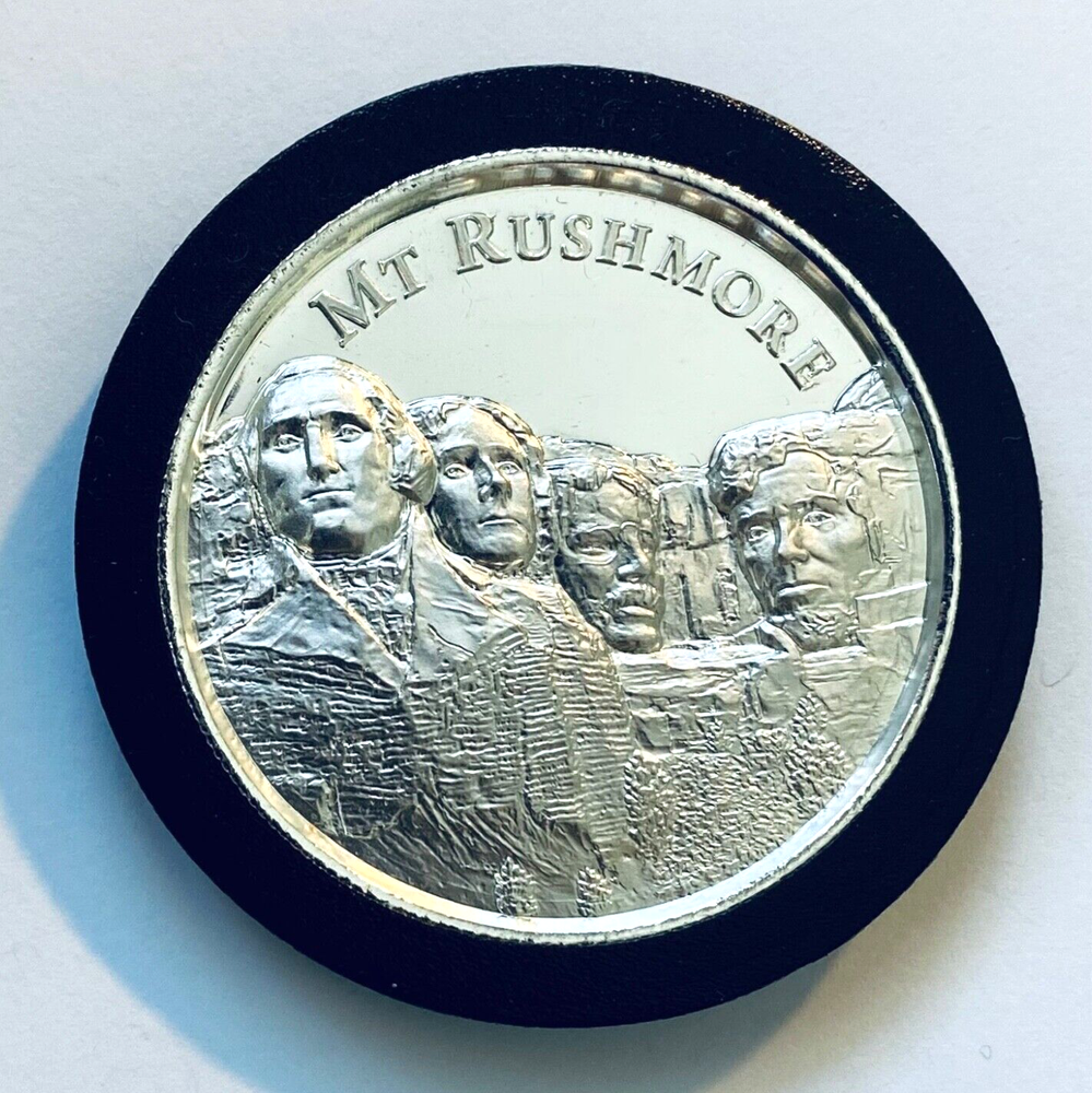 Mount Rushmore American Landmarks 2 oz .999 Fine Silver ~ Ultra High Relief
