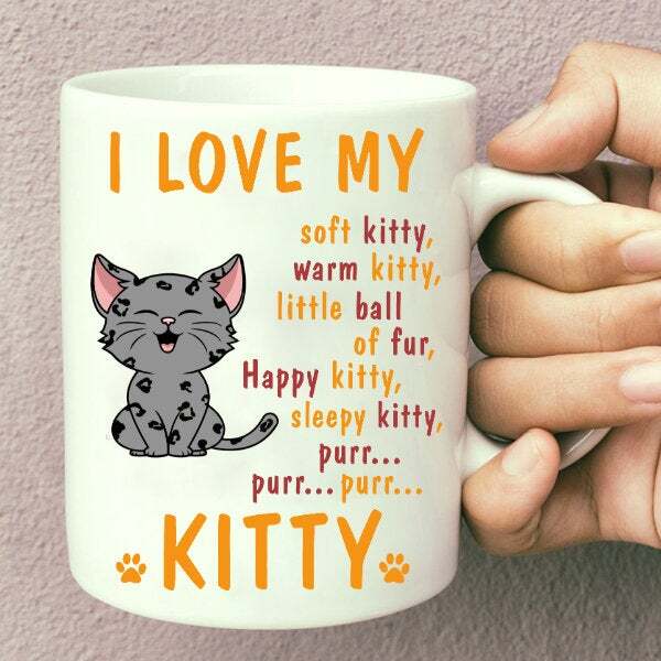 Custom Cat Cat Lovers Personalized Mug Best Gift For Cat Mom Dad  Personalized