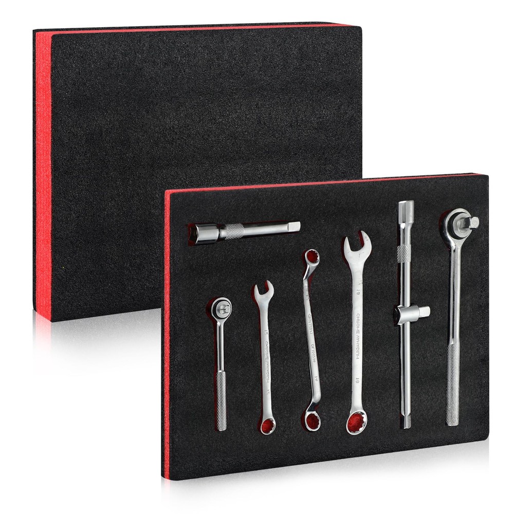 2 Pcs Tool Box Foam Organizer 2 Size Tool Box Foam Inserts Toolbox Drawer Lin...