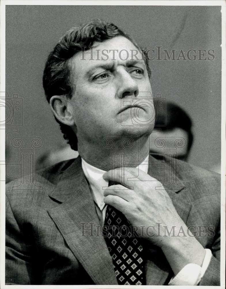 1974 Press Photo John Doar, Special Counsel at Nixon Impeachment Hearing, D.C.