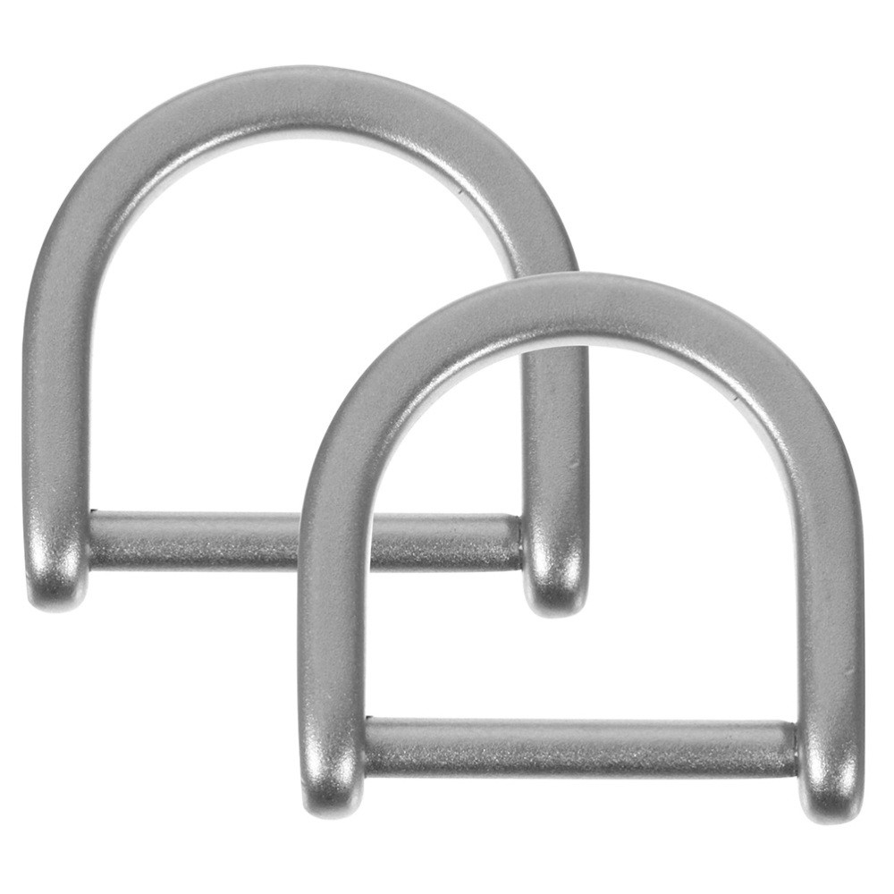2-Pack D-Shaped Horseshoe Buckle Metal Bag Hardware Accessories