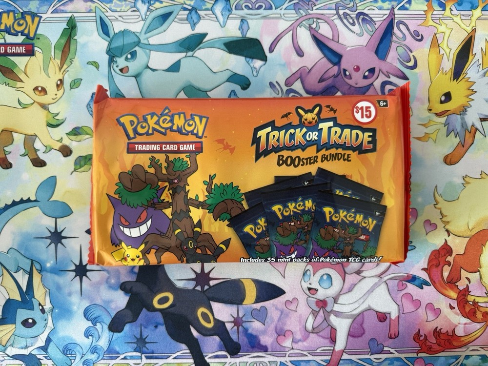 Pokemon Trick or Trade 2024 Booster Bundle (35 Mini Packs x 3 Cards Each) Sealed