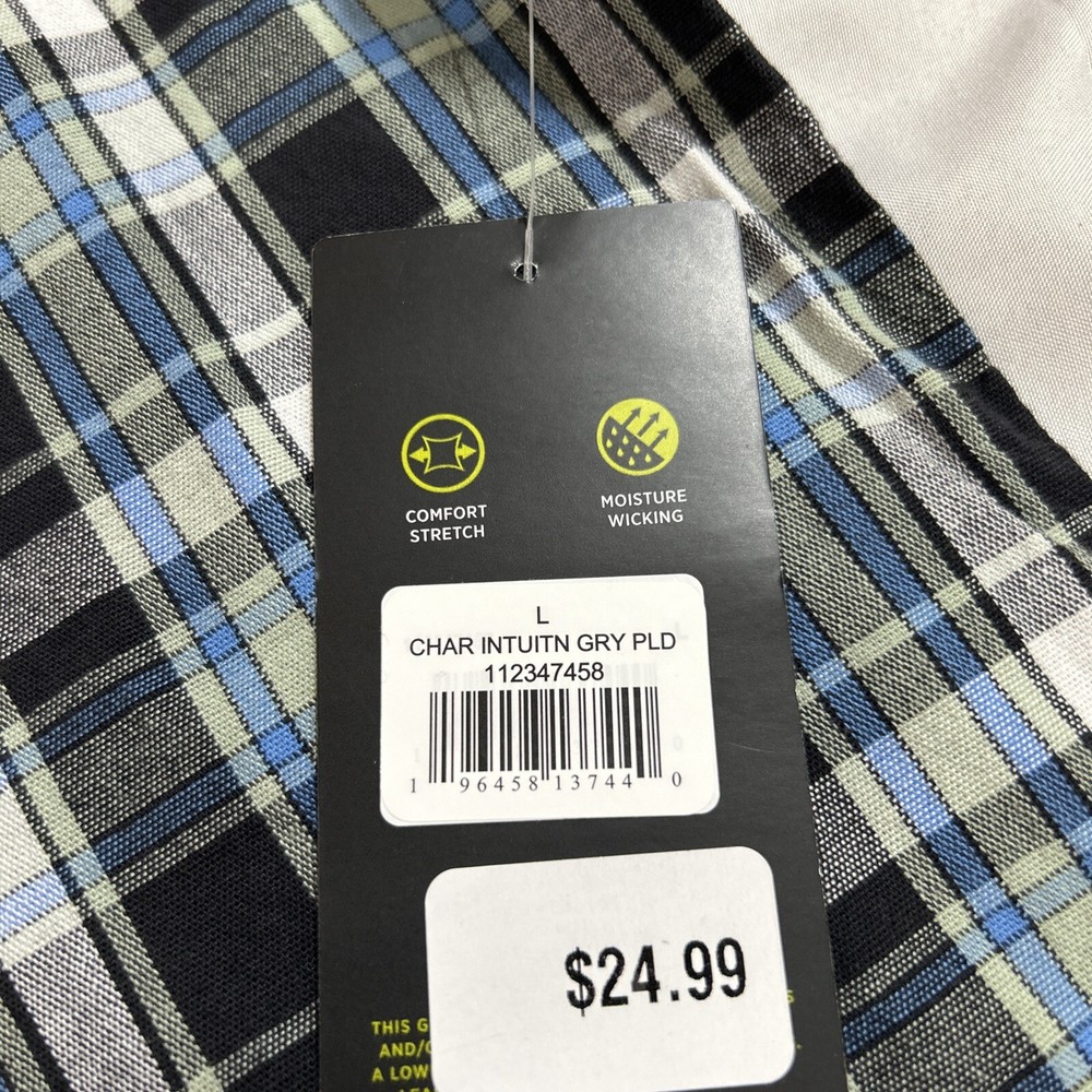 Lee NWT Classic Fit Men's Large Short Sleeve Button Down Shirt with Front Pocket