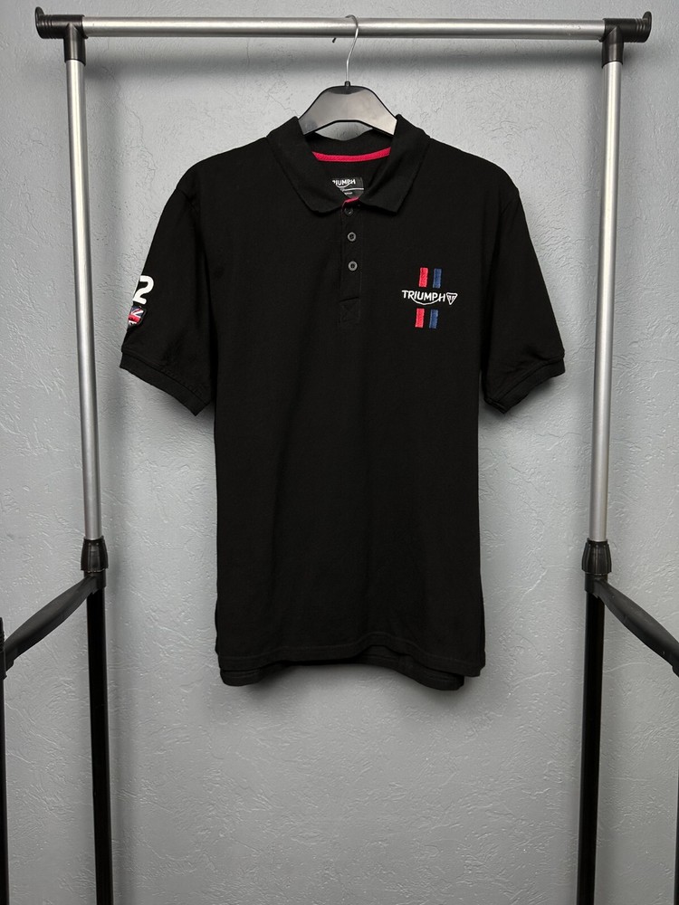 Triumph Motorcycles Men's Large Polo Shirt - Classic Style