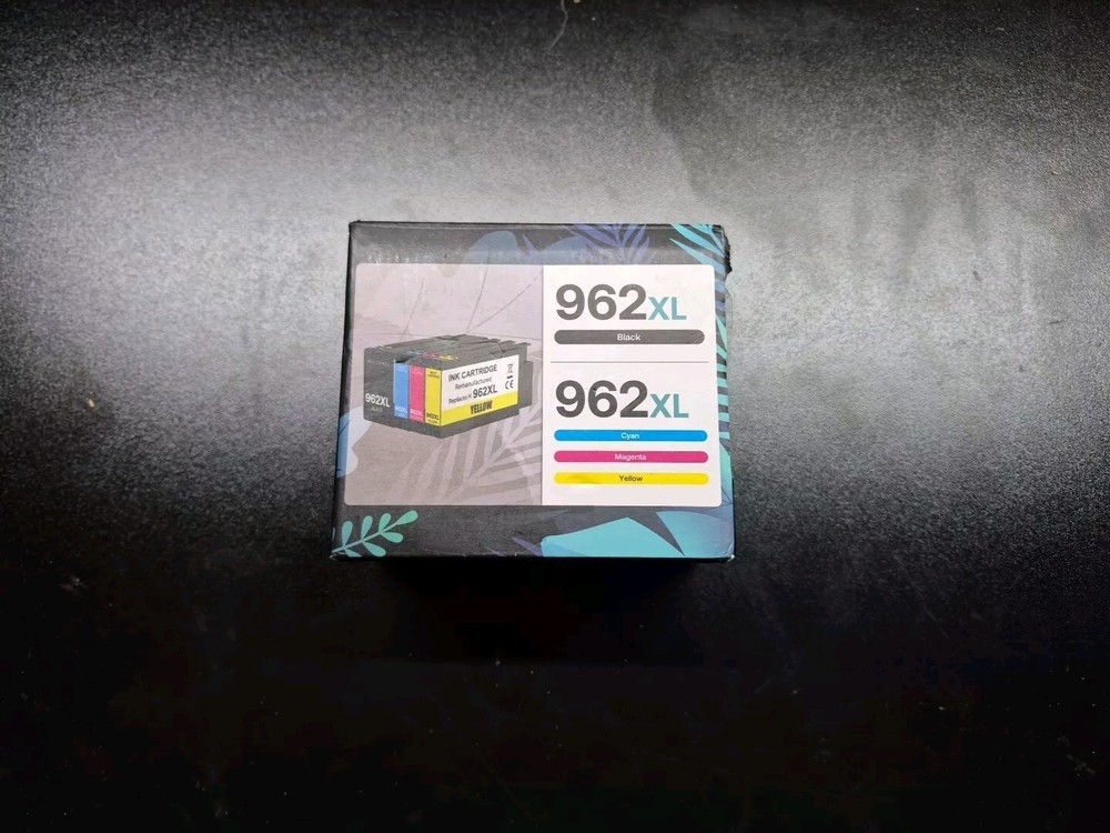 962XL Ink Cartridges Combo Pack HIgh-Yield Compatible Replacement (Exp 2026/08)