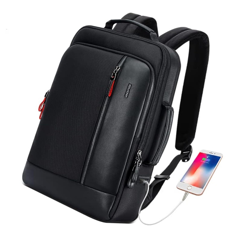 Intelligent expandable large Smart 15.6 inch Backpack Travel Friendly Water R...