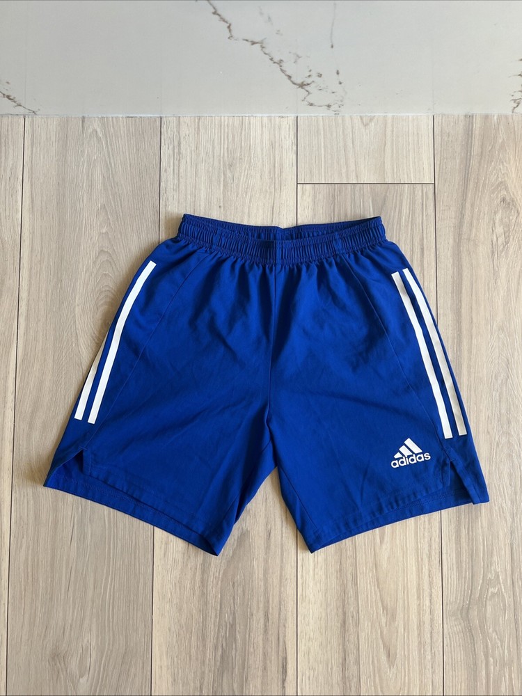 Adidas Boys Prime Blue Day Shorts Navy Youth L | Drawstring Soccer Short-image