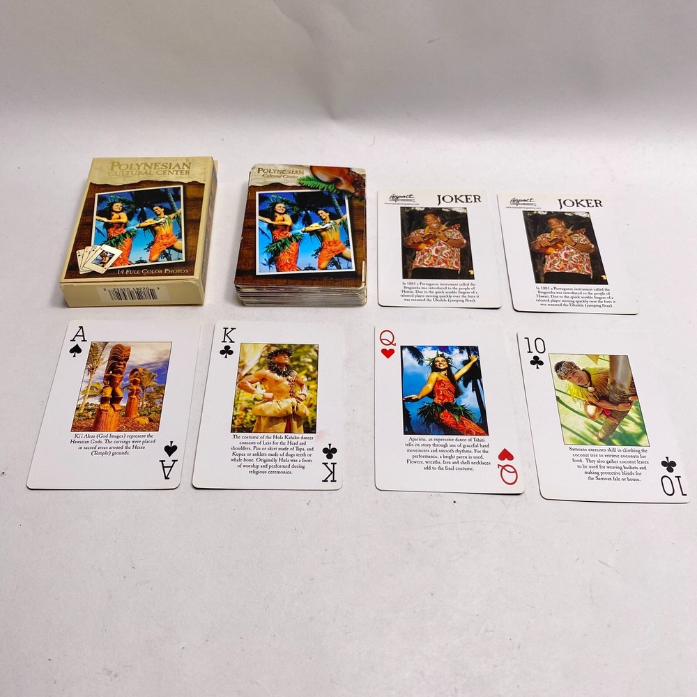 Polynesian Cultural Center Playing Cards Deck