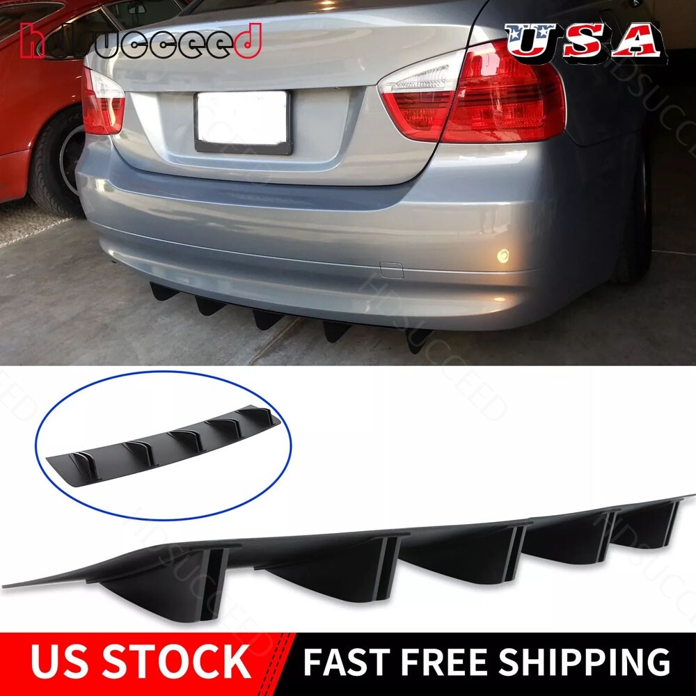 Performance Rear Bumper Diffuser with 10 Fins for BMW E90 E92 F30 F10 G30  