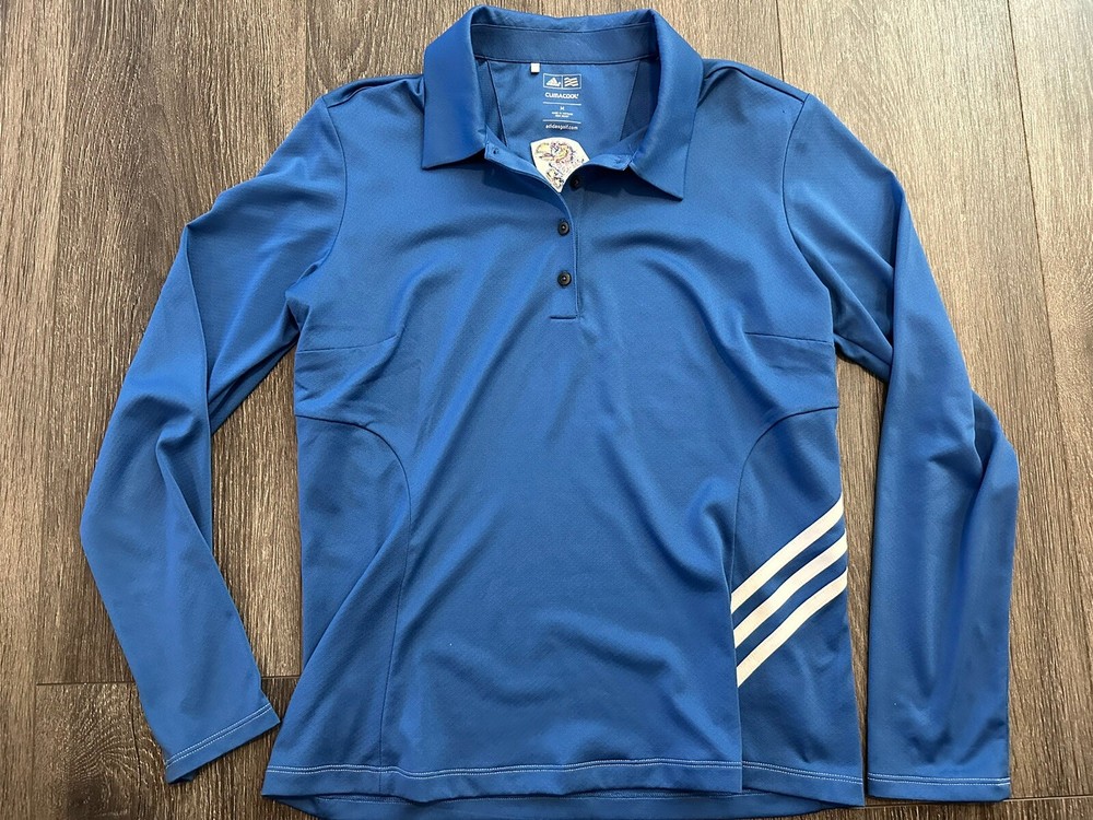 Kansas University KU Jayhawks Adidas Climacool Long Sleeve Pullover Size Medium