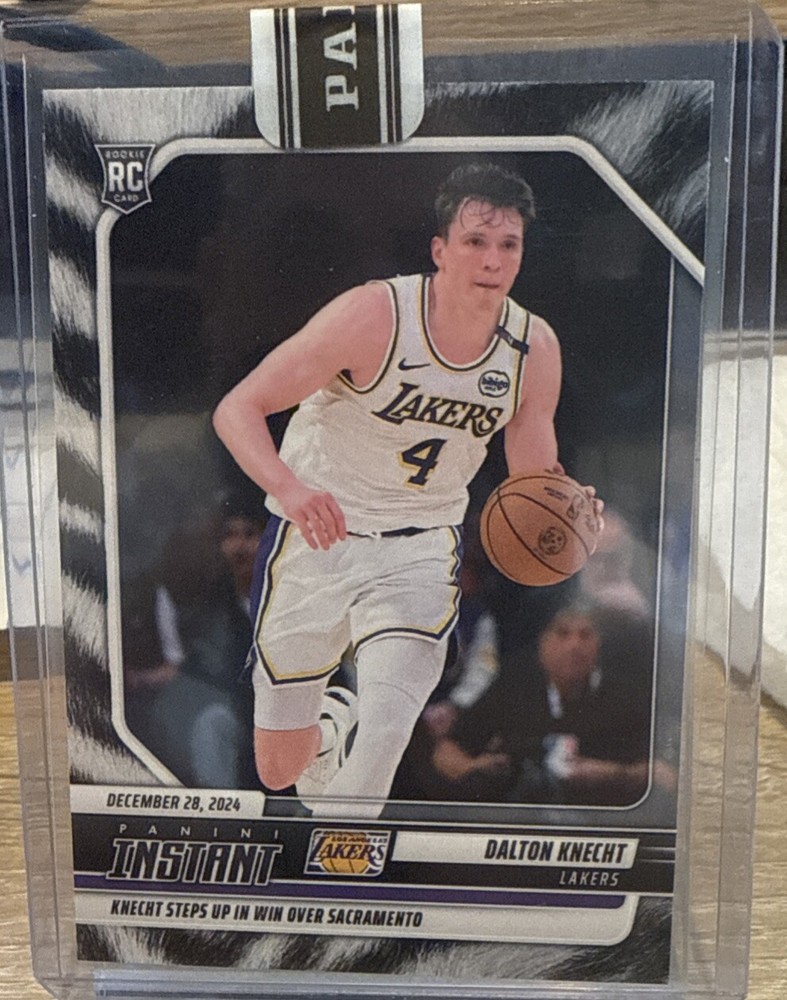 Dalton Knecht 2024 Panini Instant NBA #227 White Tiger Rookie RC SP #d /5