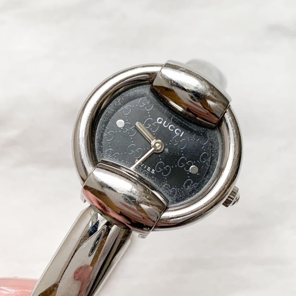 Gucci 1400L Swiss Made Quartz Watch 25mm Black Dial