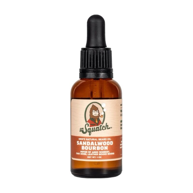 Dr. Squatch Sandalwood Bourbon Natural Beard Oil 1 oz