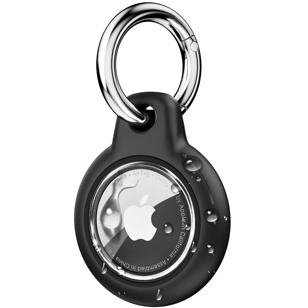 Upgrade to a Waterproof AirTag Holder with Durable PC Keychain for Apple AirTag Accessories