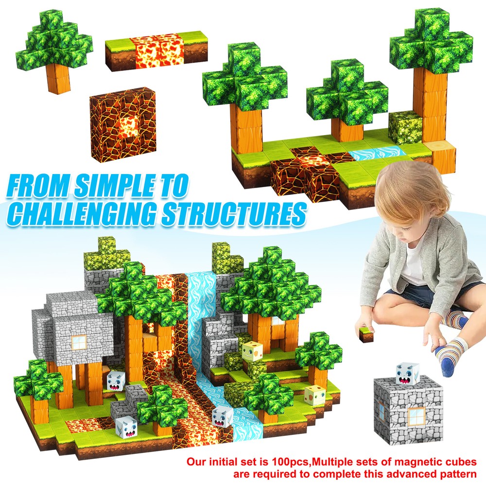 100-300PCS Building Blocks, Build  World Set,  Building Toys XMAS Gift