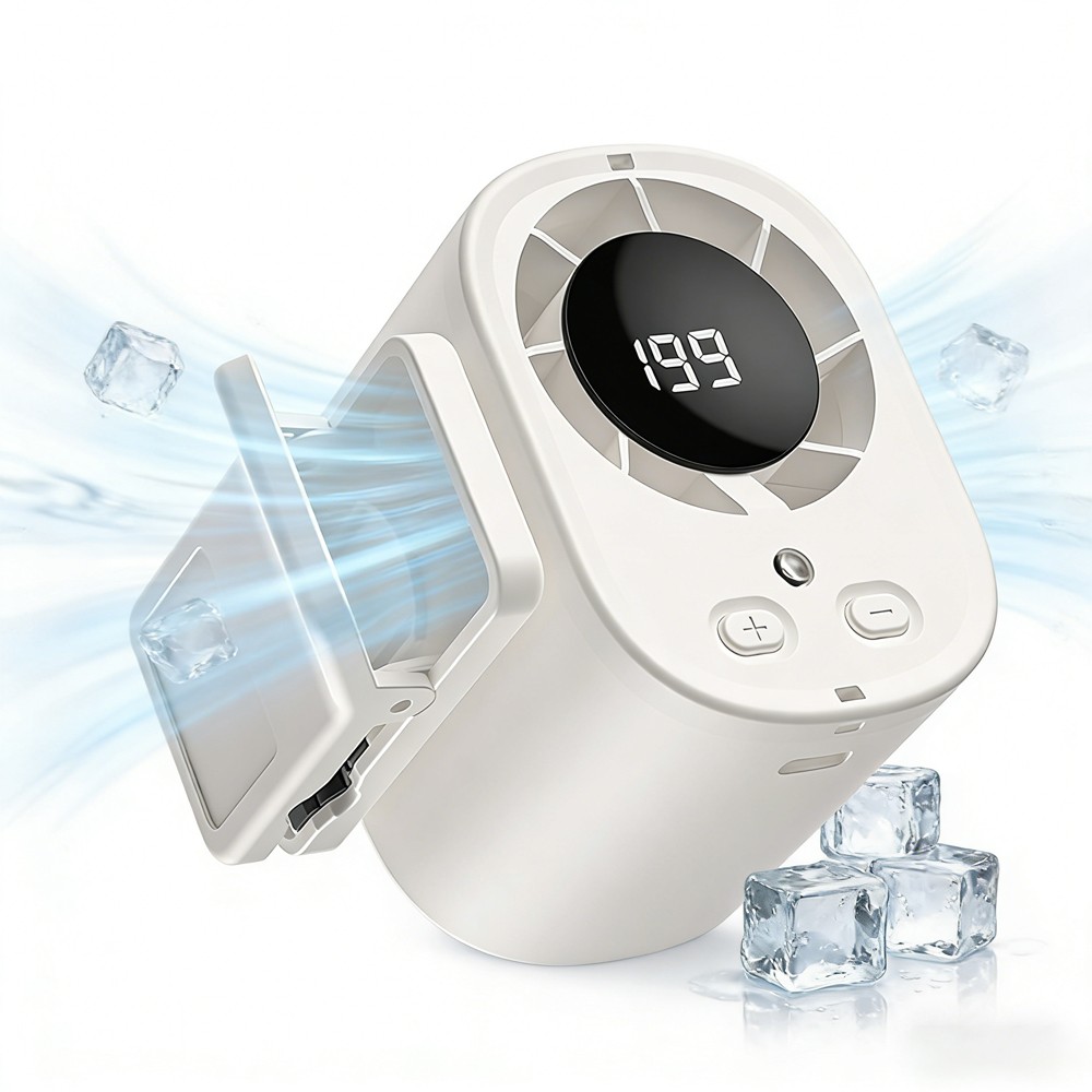 USB Rechargeable Fan Clip-On Type Portable Mini Desk Fan Hanging Clip Fan