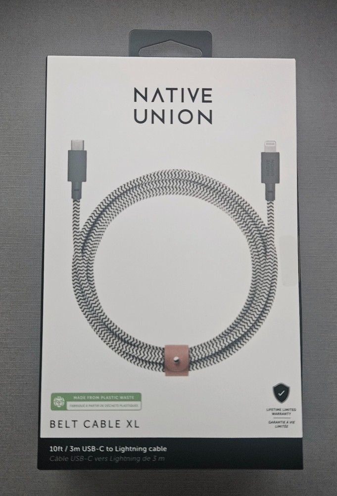 10ft Ultra Strong USB-C to MFi Lightning Cable by Native Union
