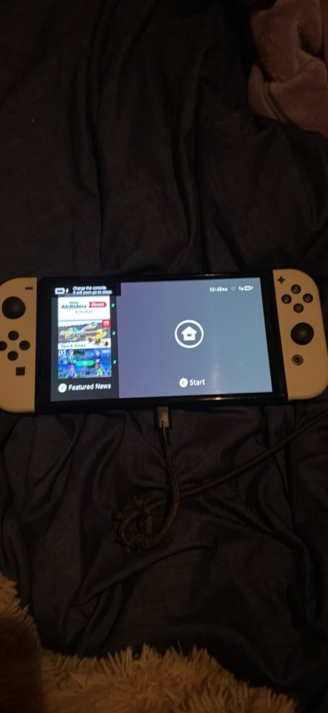 Nintendo Switch OLED Model - White - With Case and 128 GB Memory Card