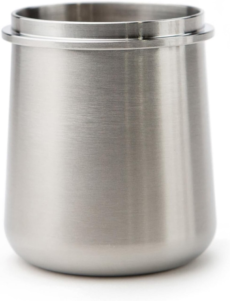 Durable 58mm Stainless Steel Dosing Cup for Precise Espresso Grounds Essential Home Barista Accessory