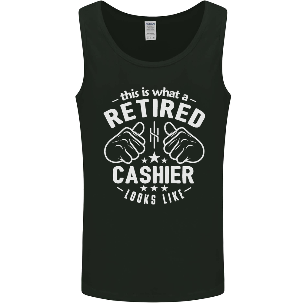 This Is What a Retired Cashier Looks Like Mens Vest Tank Top
