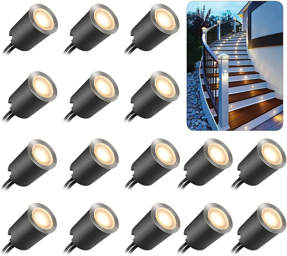 Recessed LED Deck Light Kits with Protecting Shell Φ32Mm, in Ground Outdoor LED