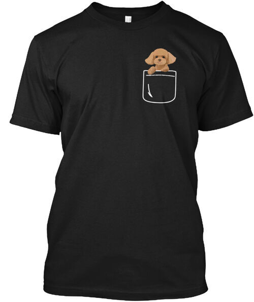 Cute Toy Poodle Puppy T-Shirt Made in USA Sizes S-5XL