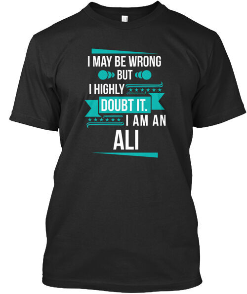 Ali Don't Doubt T-Shirt Made in the USA Size S to 5XL